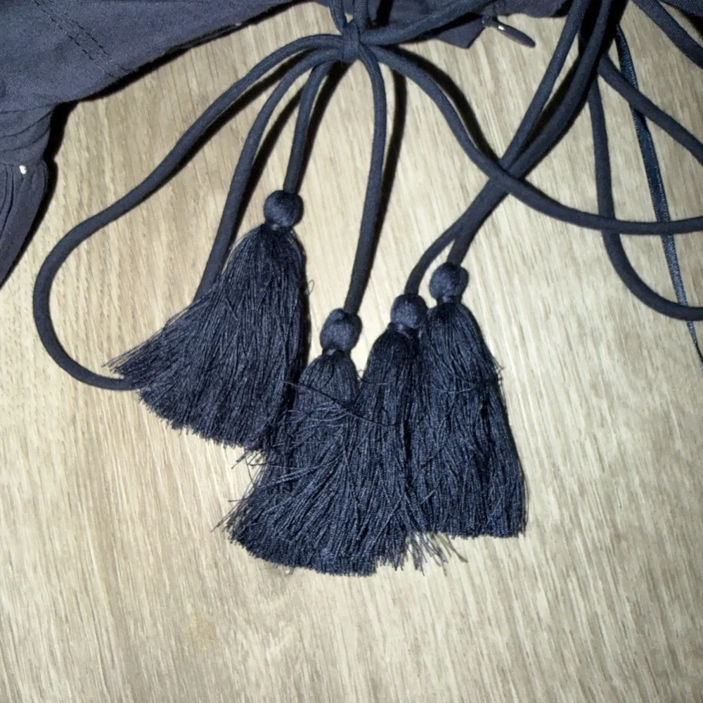 En Saison Nara Cotton Embroidered Tie-Strap Midi Dress - Picture 14 of 16